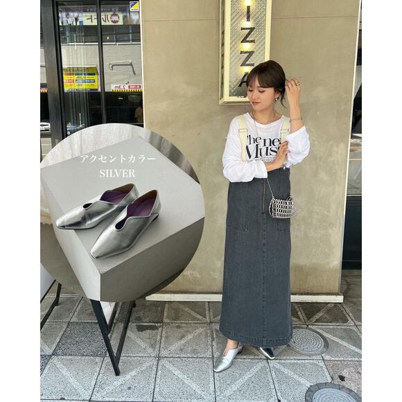 Vivian x Mako Wood Chunky Heel Silver Babouche – Size S (fits ~US 5–5.5) - Picture 9 of 11